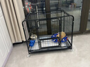 貝初眾狗籠大型犬帶廁所一體狗籠子中型狗窩大型籠邊牧狗籠寵物圍欄籠子 110*72*95cm【適用100斤內狗狗】 【加粗方管】材質(zhì)新升級 曬單實(shí)拍圖