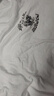 7家優(yōu)品 短袖t恤男士夏季新款美式重磅寬松圓領(lǐng)打底情侶五分半袖上衣男 MCWP-SC59白色 XL 曬單實拍圖