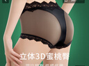 美·雅·挺蕾絲性感內(nèi)褲女士交叉收腹網(wǎng)紗透氣純欲提臀翹臀加長襠三角褲夏季 曬單實(shí)拍圖