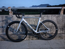 SAVA薩瓦A7L碳纖維公路自行車(chē)銀灰色【R7100-24速純油碟】 M 曬單實(shí)拍圖