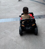 貝趣兒童電動車四輪可坐大人超大0-12歲寶寶可駕駛遙控汽車小孩玩具車 雙驅(qū)紅【6V7+三控+藍牙音樂+搖擺 曬單實拍圖