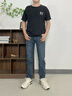 XJSGS官方國際正品牌男士高端牛仔褲2025新款直筒透氣長(cháng)褲子輕奢侈男裝 高檔懷舊藍【現貨速達】 31 建議【體重120-135斤】 曬單實(shí)拍圖