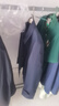 雅戈爾（YOUNGOR）茄克男士男中青年羽絨風衣鵝絨內(nèi)膽可脫卸兩穿風衣 藏青 XL 180/100A 曬單實拍圖