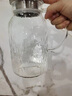 颯望德國冷水壺玻璃耐高溫大容量家用晾涼白開水壺茶壺泡涼水杯扎壺涼 加厚大肚冰川壺金色 1600ml 曬單實拍圖