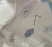 舒貝怡2件裝嬰兒衣服0-6月寶寶半背衣新生兒上衣春秋款內(nèi)衣睡衣粉52CM 曬單實(shí)拍圖