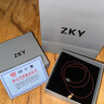 DL 1998胖東來品質(zhì)石榴石手串ZKY天l然三圈女金福牌六福牌石榴石吉祥手鏈 4mm 三圈石榴石綠珠+證書+禮盒 曬單實拍圖