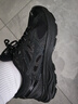 美津濃（MIZUNO）男鞋跑鞋25夏季新款RACER V2復古運動(dòng)老爹鞋透氣緩震跑步鞋 04/黑色/銀色 41 (265mm) 曬單實(shí)拍圖