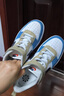 NIKE 耐克童鞋男女童休閑板鞋COURT BOROUGH魔術(shù)貼運(yùn)動(dòng)鞋小童 曬單實(shí)拍圖