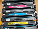 得印206a硒鼓適用惠普m283fdw硒鼓M282nw粉盒m182nw m255dw m283cdw m183fw打印機墨盒W2110A硒鼓四色大容套裝 曬單實拍圖