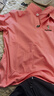 啄木鳥(niǎo)翻領(lǐng)短袖t恤女夏季新款POLO衫純棉正肩顯瘦運(yùn)動(dòng)休閑上衣 粉紅 XL 曬單實(shí)拍圖