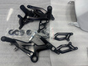 MOTO TRON改裝升高腳踏春風(fēng)450SR/450SRS升高后移腳踏/錢江凱越川崎請(qǐng)咨詢 黑配銀 曬單實(shí)拍圖