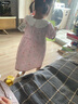 PawinPaw【全棉】卡通小熊童裝25年春夏新款女寶寶花邊翻領(lǐng)甜美滿(mǎn)印連衣裙 Pink粉紅色/25 110 曬單實(shí)拍圖