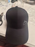 羅蒙戶(hù)外棒球帽子男士百搭鴨舌帽四季通用硬頂大頭圍顯臉小防曬遮陽(yáng)帽 黑色【可調節55-62】 曬單實(shí)拍圖