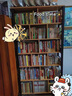 朗程實木書架置物架多層收納架鋼制木格子書柜客廳儲物架家用靠墻架子 【40mm寬厚鋼管】嶼山色80CM 20min簡易安裝【帶安裝工具】 曬單實拍圖