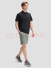 迪桑特DUALIS系列都市通勤男士短袖POLO衫 IB-墨黑色 L (175/96A) 曬單實(shí)拍圖