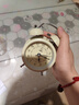 得力（deli）兒童節(jié)禮物迷你夜光鬧鐘家庭臥室床頭鐘兒童學生專用起床神器開學必備黃色9024 曬單實拍圖