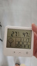 電子溫濕度計(jì)家用高精準(zhǔn)度室內(nèi)壁掛嬰兒房氣溫顯示溫度濕度表鬧鐘 便捷溫濕度計(jì)-安靜款-1個(gè)裝*專(zhuān)利 曬單實(shí)拍圖