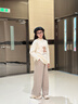 NICKYBABY女童運(yùn)動褲秋季2025新款女大童秋冬洋氣褲子秋冬加絨兒童衛(wèi)褲加厚 16317咖色【春秋款】 170 cm 曬單實(shí)拍圖