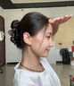 兩世歡高級(jí)感圓珠抓夾女2025新款發(fā)夾女后腦勺復(fù)古盤(pán)發(fā)鯊魚(yú)夾子大號(hào)發(fā)飾 【咖色】大號(hào)圓珠抓夾 曬單實(shí)拍圖