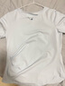 駱駝（CAMEL）戶外晨跑運動服女休閑短袖兩件套裝 Y23BA0L6059C5 水波藍 M 曬單實拍圖