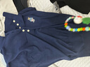 Teenie Weenie小熊女裝毛衣2025夏季新款簡(jiǎn)約休閑清新通勤POLO短袖 藏青色 S 曬單實(shí)拍圖