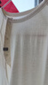 Aengbay昂貝 嬰兒連體衣夏季新生兒衣服竹纖維薄款空調(diào)服寶寶哈衣爬服 米黃色 73cm 曬單實拍圖