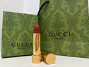 古馳（GUCCI）口紅505傾色絨霧唇膏口紅禮盒禮物生日禮物女送女友老婆 【NO.1】金管啞光505#意式紅棕 曬單實(shí)拍圖
