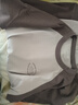 SIMWOOD簡木男裝【標準寬松】春裝新品休閑圓領套頭撞色長袖T恤SM120074 咖啡 165/S 曬單實拍圖