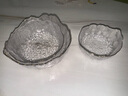 餐將軍 3件套沙拉碗金邊玻璃碗套裝玻璃果盤甜品碗沙拉碗水果盤 曬單實(shí)拍圖