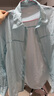 森馬（Semir）長(cháng)袖襯衫女夏季中長(cháng)款oversize防曬衣落肩松弛感襯衣101325105002 曬單實(shí)拍圖