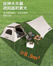 尚烤佳（Suncojia）帳篷天幕二合一速開專業(yè)戶外露營防雨過夜遮陽雨棚 黑膠防曬 曬單實拍圖