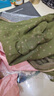 斯琴（siqin）2024春季新款女苧麻連帽拉鏈寬松薄款中長外套上衣BDCS058150 花色 M 曬單實拍圖