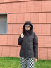 波司登反季羽絨服男女同款可拆帽新國標90絨修身外套B250245910XS 曬單實拍圖