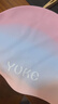 羽克（Yuke）兒童泳帽女童防水不勒頭新款硅膠大頭圍游泳帽男童競速訓練專(zhuān)用 粉藍漸變 均碼 曬單實(shí)拍圖