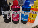 智靈美通用打印機墨水適用惠普佳能愛(ài)普生HP803 805 680 2132四色MP288 MG3680黑彩色噴墨連供墨盒 四色套裝100ml 曬單實(shí)拍圖