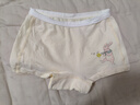 babycare兒童棉內褲四角短褲褲衩嬰兒底褲寶寶平角褲 兔子淺黃 1條  90  曬單實(shí)拍圖