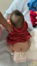 巴厘小豬（BALIPIG）嬰兒連體衣無(wú)袖夏裝薄款背心哈衣國(guó)風(fēng)紅色龍 福龍高照 90cm 曬單實(shí)拍圖