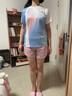 YONEX尤尼克斯羽毛球服女款透氣吸汗網球運動短袖T恤210115BCR藍色 O 曬單實拍圖