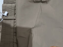 夏季萊賽爾天絲抗皺新款直筒休閑褲男士百搭寬松商務(wù)長褲闊腿男褲 棕色 【涼爽萊賽爾】 3XL 建議【150-165斤】 曬單實拍圖