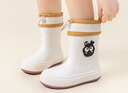 時(shí)尚休閑風(fēng)雨靴中筒少女風(fēng)日系雨鞋公主風(fēng)短筒防水鞋低幫輕便防滑 束口白色 38 曬單實(shí)拍圖