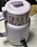 大宇（DAEWOO）破壁機(jī)家用柔音豆?jié){機(jī) 全自動(dòng)五谷雜糧免煮 小型1-2人榨汁料理輔食破壁機(jī) SM03紫色 曬單實(shí)拍圖