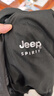 JEEP SPIRIT夾克男秋季休閑連帽外套男戶外運(yùn)動(dòng)防風(fēng)百搭風(fēng)衣男 黑色L 曬單實(shí)拍圖
