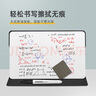 磁博士白板筆記本a5小白板便攜可擦寫桌面記事板留言板寫字板草稿板白板本辦公備忘錄提示板手寫板 黑色-支架款小白板（A5尺寸） 曬單實拍圖