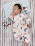 艾茵美（oinme）兒童枕頭0到1-3歲3-6歲幼兒園一歲以上寶寶記憶棉學生枕嬰兒四季 【精梳棉/藍】 1.5cm/2.5cm高度 T1段（0-1） 曬單實拍圖