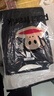 大嘴猴（paul frank）潮牌純棉短袖t恤男夏季五分半截寬松圓領(lǐng)休閑百搭打底衫上衣服裝 黑色X19021D【官方正品】 5XL 【建議215-230斤】 曬單實(shí)拍圖