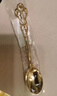 MOKUSHIN日本Salus勺子不銹鋼金色咖啡勺蛋糕鏟茶勺冰淇淋勺甜點(diǎn)叉餐具 咖啡勺 曬單實(shí)拍圖