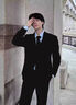 紅蜻蜓男士商務(wù)西服外套商務(wù)上班修身職業(yè)正裝中青年西裝外套男結婚新郎 黑色 5XL 【165-175斤】 曬單實(shí)拍圖
