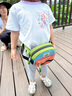 幾乎熊兒童斜挎包男童戶外輕便帥氣小腰包女孩外出游玩可愛寶寶胸包 曬單實拍圖