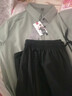啄木鳥(niǎo)父親節禮物冰絲短袖t恤polo衫男士夏季爸爸商務(wù)休閑透氣兩件套裝 青綠色 【上衣+長(cháng)褲】 XL 曬單實(shí)拍圖