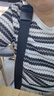 香影流蘇條紋黑色t恤女短袖2025夏裝新款寬松休閑風(fēng)正肩圓領(lǐng)上衣 黑色 T恤款 L 165/88A/110-125斤 曬單實(shí)拍圖